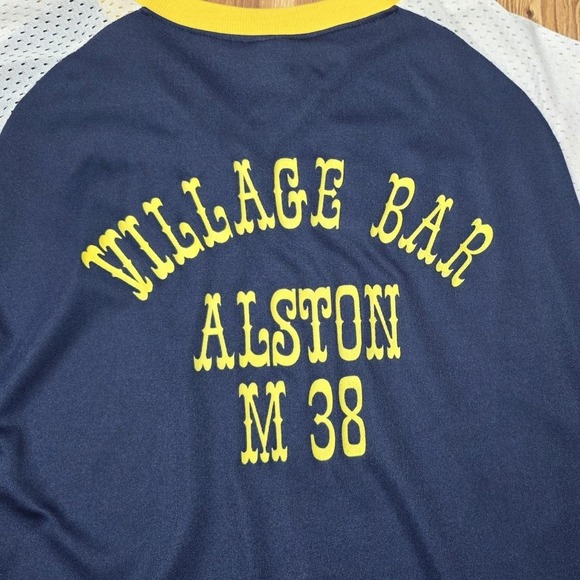 Vintage Hillton Jersey Shirt Mens Medium Village Bar Alston Softball‎ 80s Sports - Picture 6 of 7